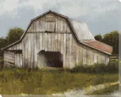 Abandoned Barn Wrapped Canvas Giclee Print Wall Art