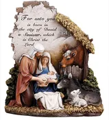 10" Holy Family with Animals