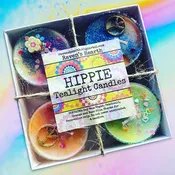 Hippie Tea Light Candle
