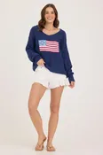American Flag Sweater