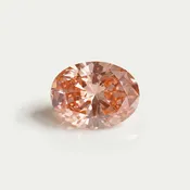0.82 Carat Fancy Pink Vivid Oval Cut Lab Grown Diamond