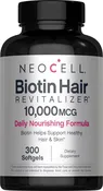 Biotin Hair Revitalizer, 10,000 mcg, 300 Softgels