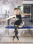 Basenji Print - Girls' Sportswear Leggings