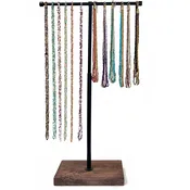 12 Seed Bead Necklace Pre-pack with Display