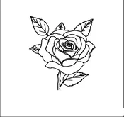 ROSE BOUTONNIERE IN THE COLOR OF YOUR CHOICE