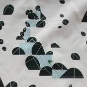 Alpine Falls, Charley Harper Alpine Northwest by Birch Organic