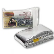 Grizzly Gear Emergency Survival Mylar Thermal Sleeping Bag (2 Pack) – 84″ X 36″