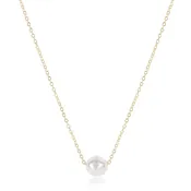 16" NECKLACE GOLD - ADMIRE PEARL