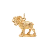 13K Gold 1950’s Ram Charm