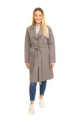 Cloth Raincoat Grey 7/8