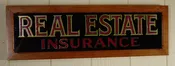 Assorted ORIGINAL REVERSE PAINTED GLASS SIGNS
