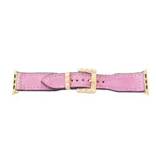 AWB39 - Baby Pink Suede Watch Band