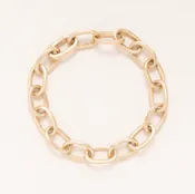 18K Solid Gold Link Bracelet