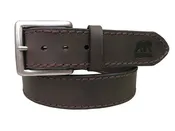 Berne Men's Belt Heavy Stitched Leather