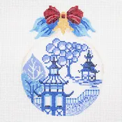 China Blue Toile 3.5w x 4.75h 18M