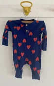 Baby Boys' V-Day Heart Rib Romper - Cat &amp;amp; Jack™