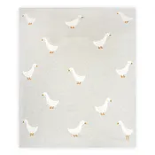 Duck Waddle Organic Jacquard Knit Baby Blankets