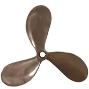 22" Propeller Polished Bronze