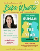 Q&A with Local Author Beka Wueste — The Wandering Shelf, Arlington, VA
