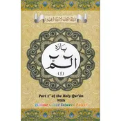 30 Parts of the Quran: Color Coded Tajweed Rules (Large Text, IndoPak Script 9 Lines Per Page with Bag)