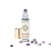 Cast Of Stones Calming Roll-On Aromatherapy with Amethyst Crystals