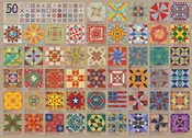 50 States Quilt Blocks (Cobble Hill 1000pc)