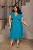 1940s Dress - Teal