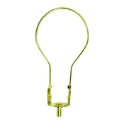 Lamp Shade Adapter, Clip-On, Brass Finish EA