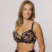 Ambels "Ontario" Black UW Balcony Bra (J-M)