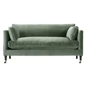 71″ Madeline Express Sofa – Antiqued Moss Velvet