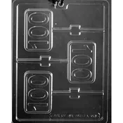 #100 Plain Chocolate Lollipop Mold