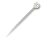 2 1/2 Inch Round Pearl Corsage Pins - 144 ct