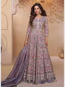Art Silk - Anarkali Suit