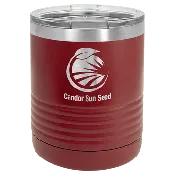 10 oz. Stainless Steel Vacuum Insulated Ringneck Tumbler with Clear Lid