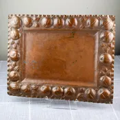 Belgian Hand-Hammered Copper Tray