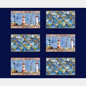 Beacon Of Light - Lighthouse Nautical Placemat Panel