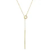 14K Twinkle Lariat Necklace