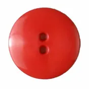23mm Red 2 Hole Polyamide Buttons - 2 per Card