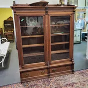 BEAUTIFUL ANTIQUE BOOK CASE — Architectural Salvage