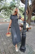 A Bit Polished Collared Maxi Dress