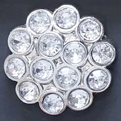 Crystal Rhinestone Button