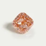 1.35 Carat Vivid Pink Cushion Lab Diamond