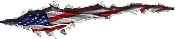 Amazing Tear Patriotic Vinyl Graphic
