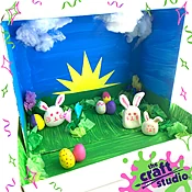 Egg Hunt Diorama — The Craft Studio