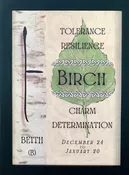 Birch Tree & Ogham Letter Beith