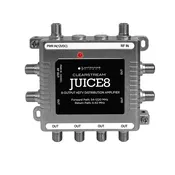 Antennas Direct JUICE8 TV Antenna Distribution Amplifier, 8-Output, Weatherproof, Silver