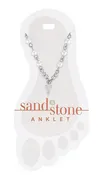 Anklet Sand & Stone S18 Silver Cross Dangle