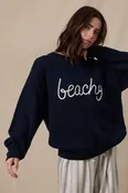 Beachy Drop Shoulder Sweater