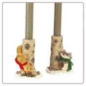 Squirrel & Raccoon Candle Holder