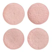 Juliska Jardins Du Monde Side/Cocktail Plate Assorted Set/4